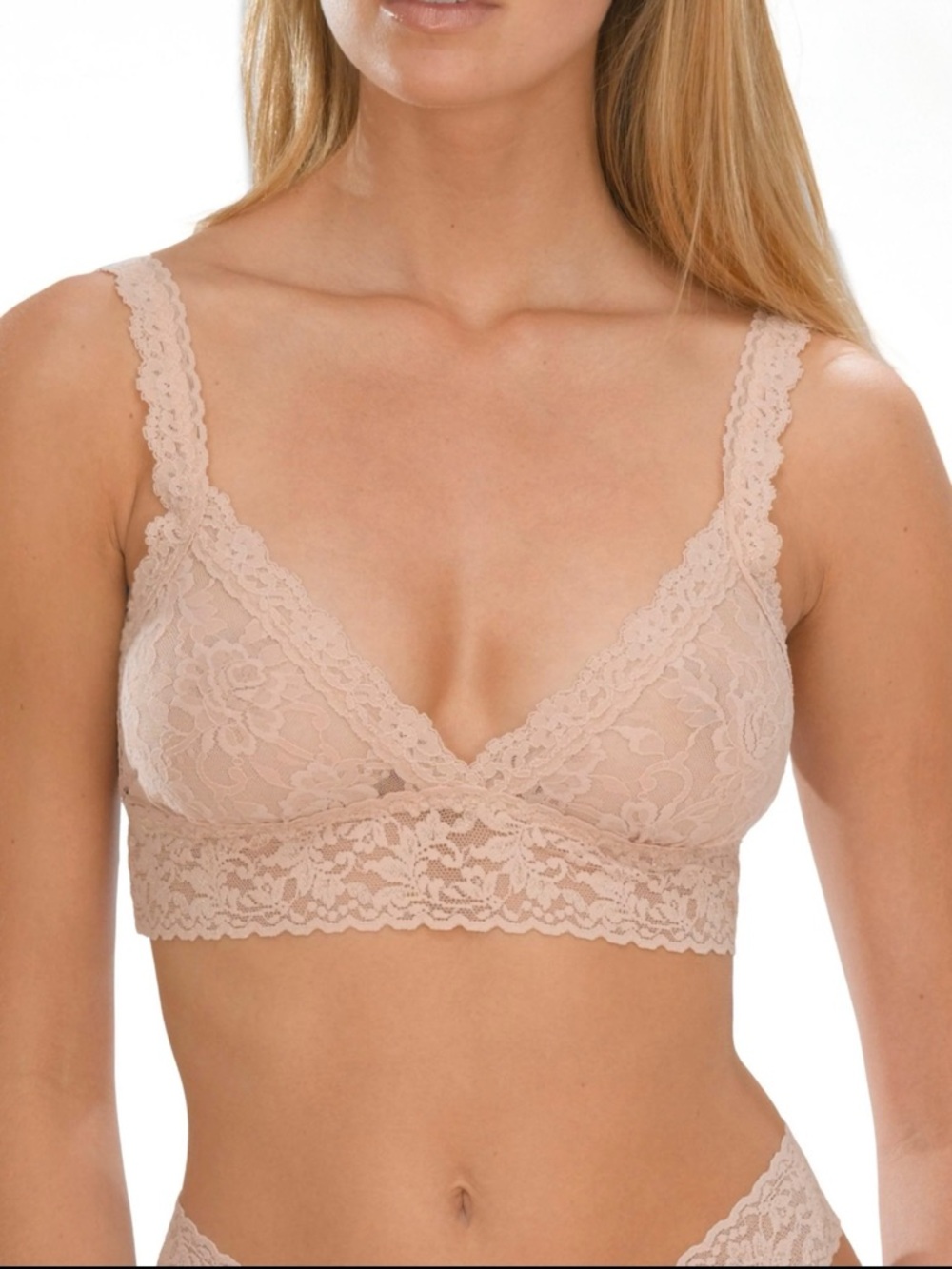 Hanky Panky Crossover Bralette in Chai